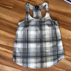 Black and white tank top